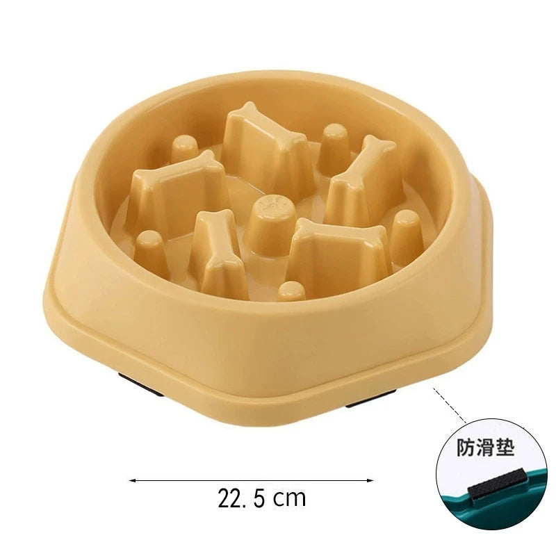 Interactive Slow Feeder Dog Bowl β Anti-Choking Non-Slip Puzzle Food Bowl for Dogs