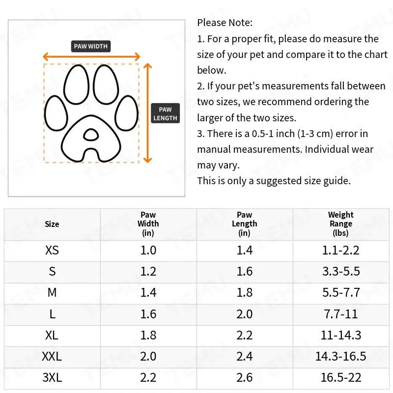 ZILO Waterproof Dog Rain Boots – Anti-Slip Paw Protectors for Small Dogs, 4PCS Pet Shoes for Rain, Snow & Outdoor Walking