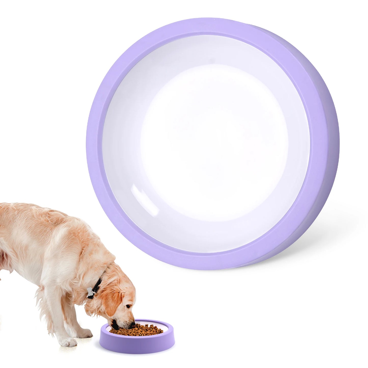 ZILO Slow Feeder Dog Bowl ā Anti-Slip Puzzle Feeding Bowl for Healthy Slow Eating, Fun Interactive Pet Bowl for Small & Medium Dogs