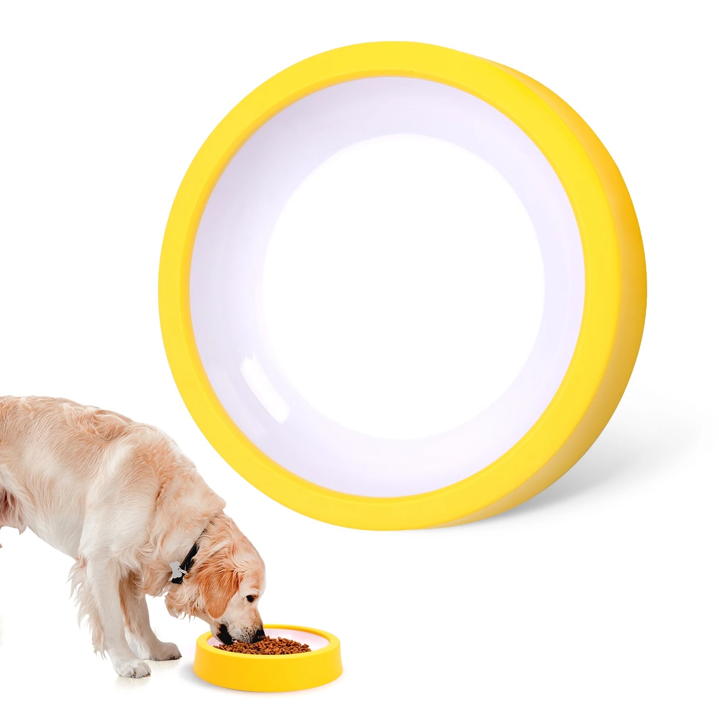 ZILO Slow Feeder Dog Bowl – Anti-Slip Puzzle Feeding Bowl for Healthy Slow Eating, Fun Interactive Pet Bowl for Small & Medium Dogs