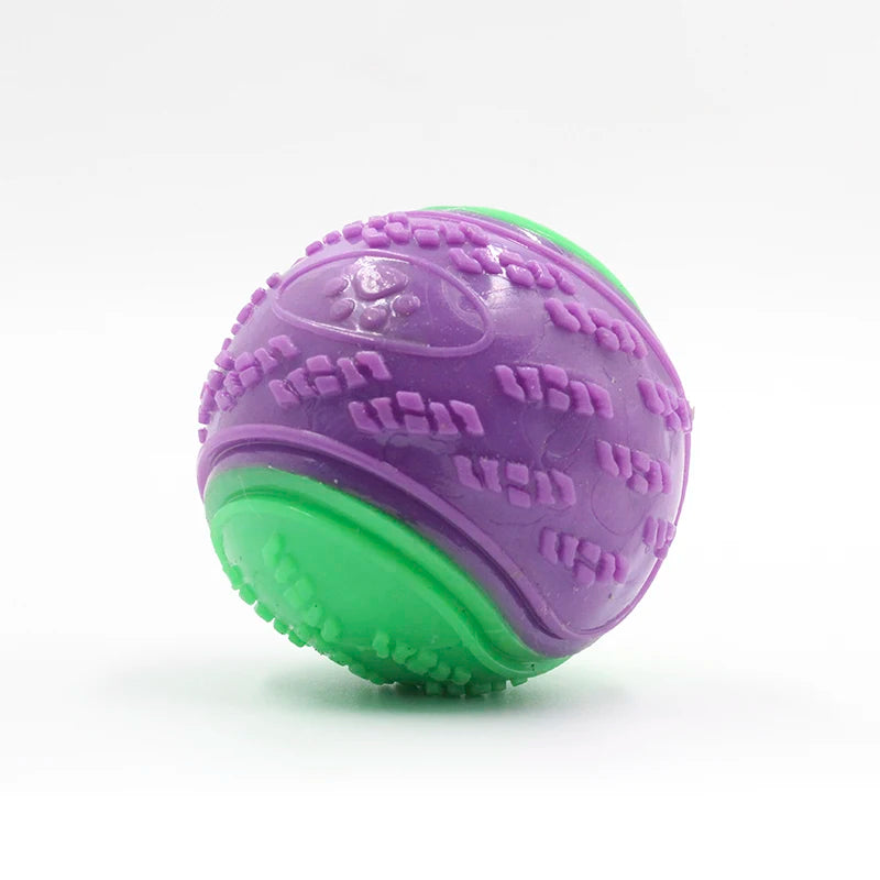ZiloPets Interactive Squeaky Dog Ball – Durable Chew Toy for Teeth Cleaning & Play