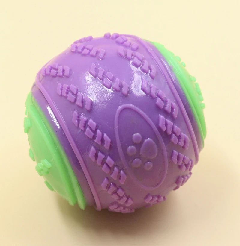 ZiloPets Interactive Squeaky Dog Ball – Durable Chew Toy for Teeth Cleaning & Play