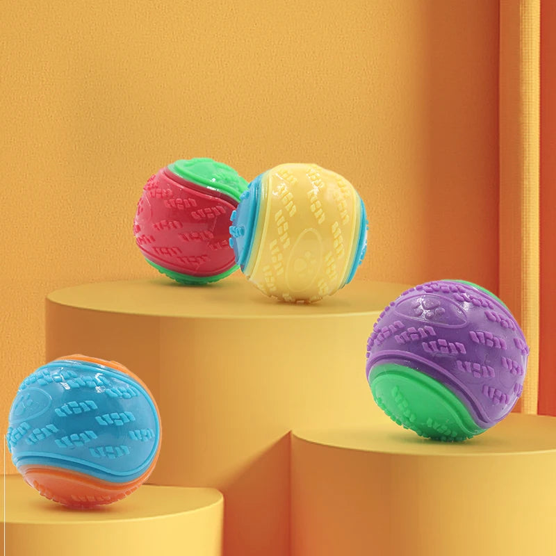 ZiloPets Interactive Squeaky Dog Ball – Durable Chew Toy for Teeth Cleaning & Play