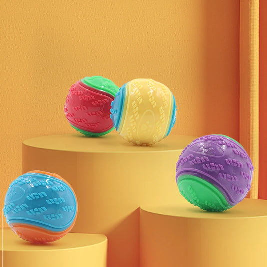 ZiloPets Interactive Squeaky Dog Ball – Durable Chew Toy for Teeth Cleaning & Play
