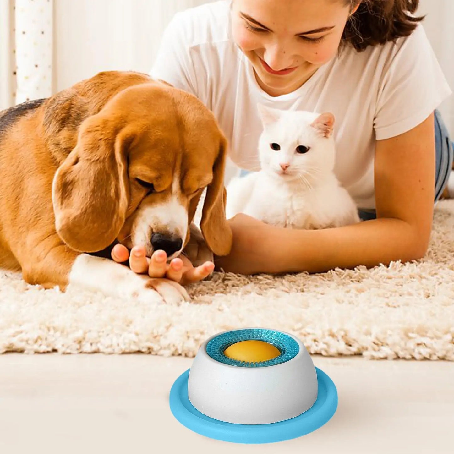 ZILO Interactive Dog Puzzle Feeder Bowl – Slow Treat Dispenser for Smart & Healthy Pets