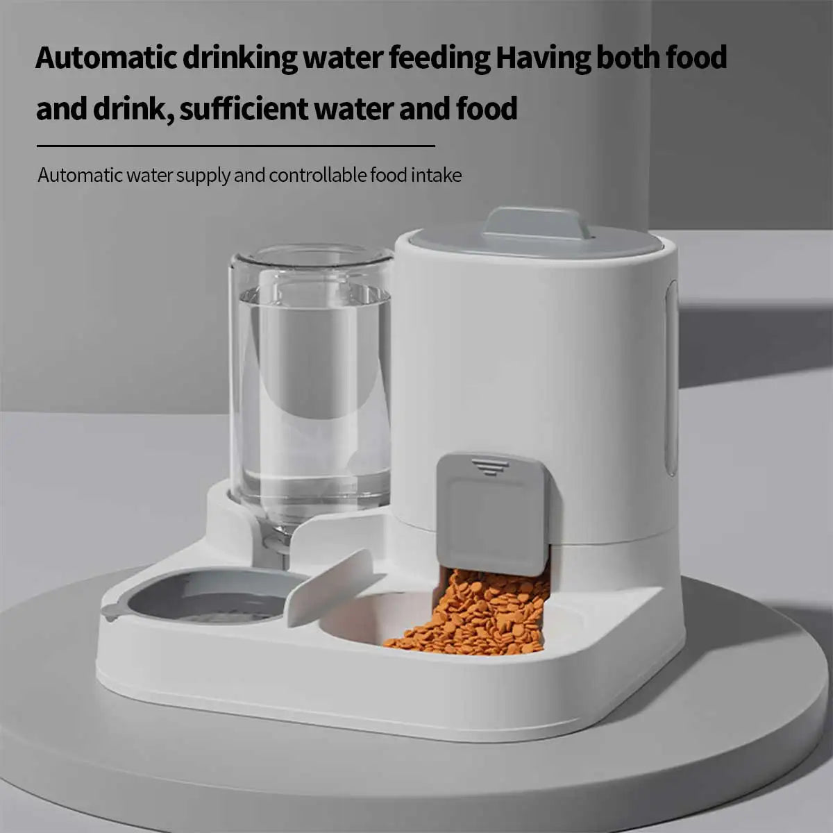 ZILO Smart Pet Feeder & Water Station – 2-in-1 Food and Water Bowl for Cats & Dogs