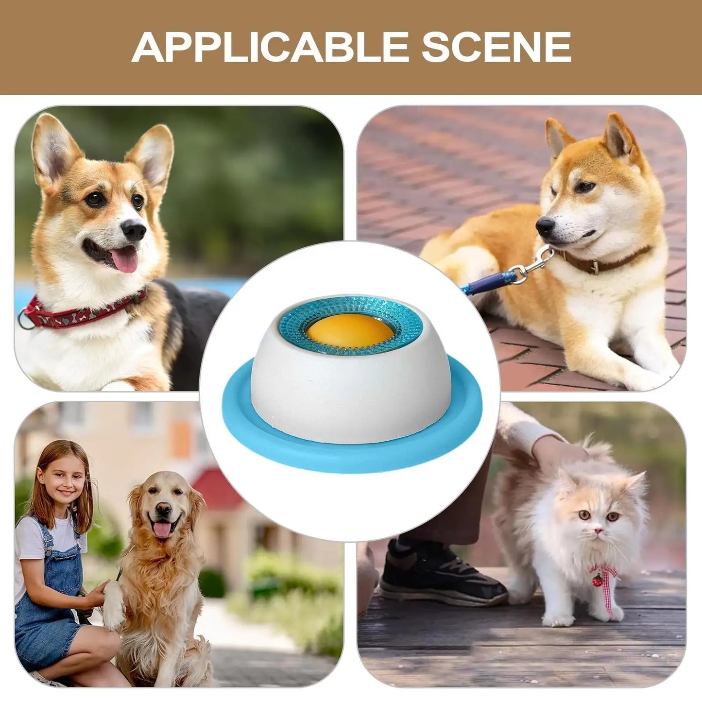 ZILO Interactive Dog Puzzle Feeder Bowl – Slow Treat Dispenser for Smart & Healthy Pets