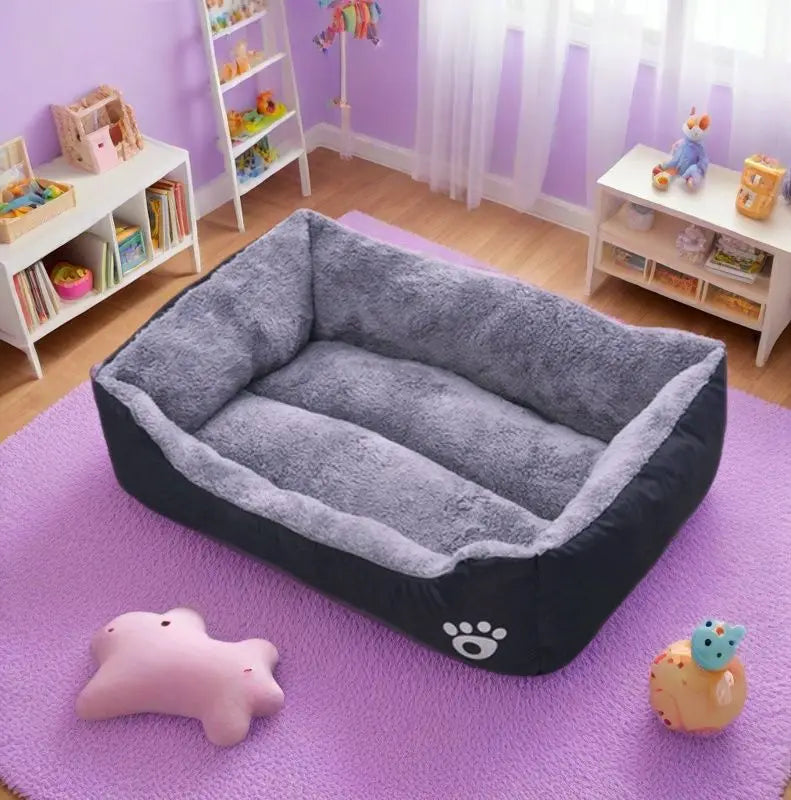 ZiloPets Plush Orthopedic Dog Bed – Soft Washable Pet Sofa Bed for Small, Medium & Large Dogs