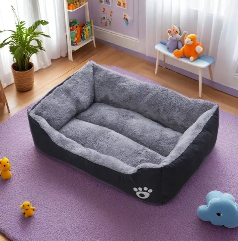 ZiloPets Plush Orthopedic Dog Bed – Soft Washable Pet Sofa Bed for Small, Medium & Large Dogs