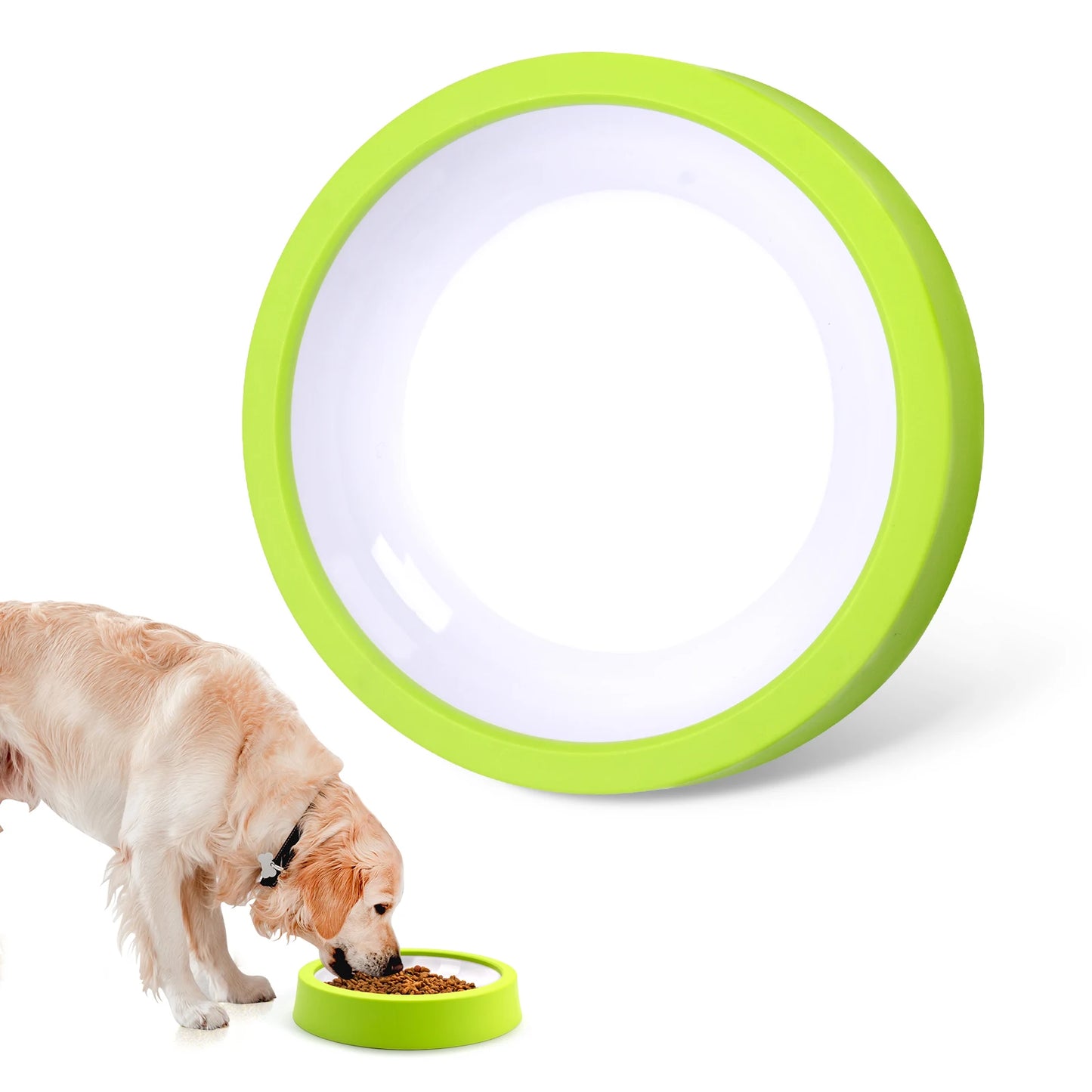 ZILO Slow Feeder Dog Bowl – Anti-Slip Puzzle Feeding Bowl for Healthy Slow Eating, Fun Interactive Pet Bowl for Small & Medium Dogs
