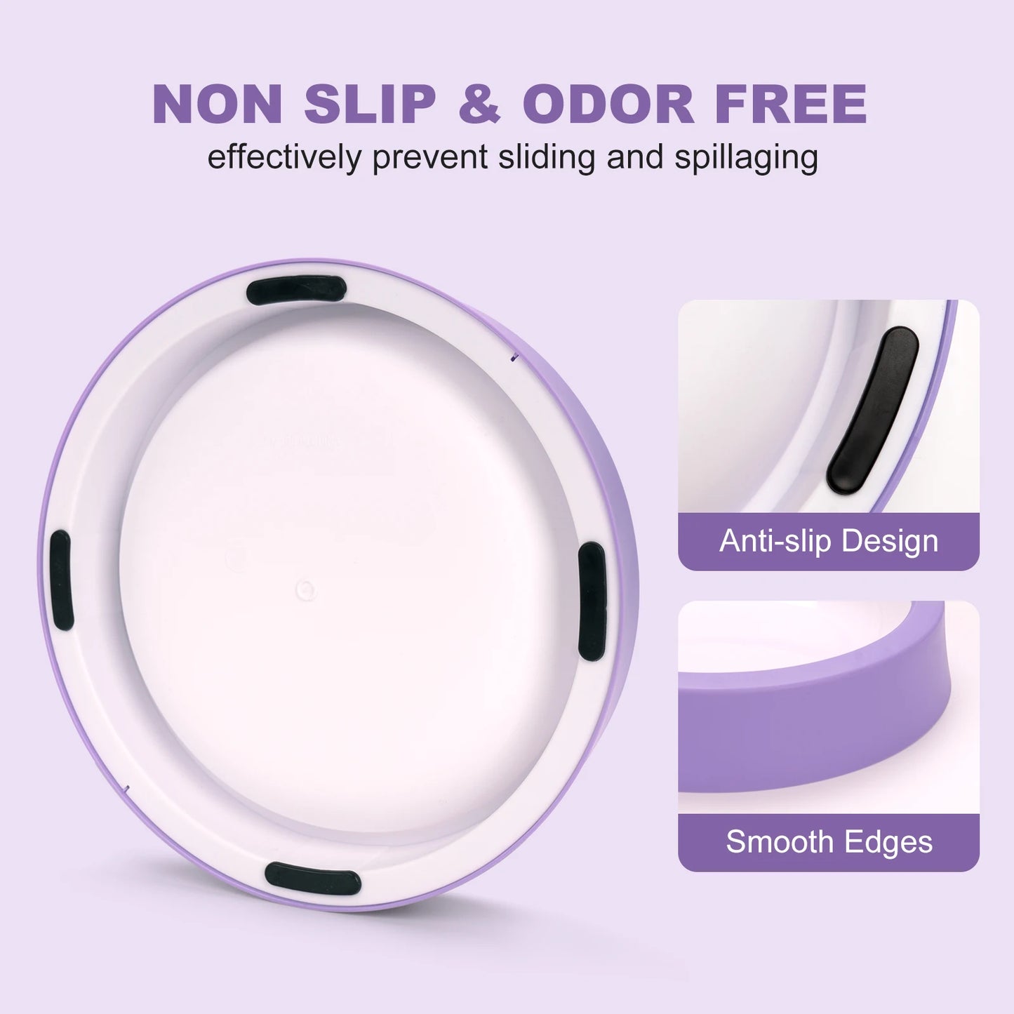 ZILO Slow Feeder Dog Bowl – Anti-Slip Puzzle Feeding Bowl for Healthy Slow Eating, Fun Interactive Pet Bowl for Small & Medium Dogs