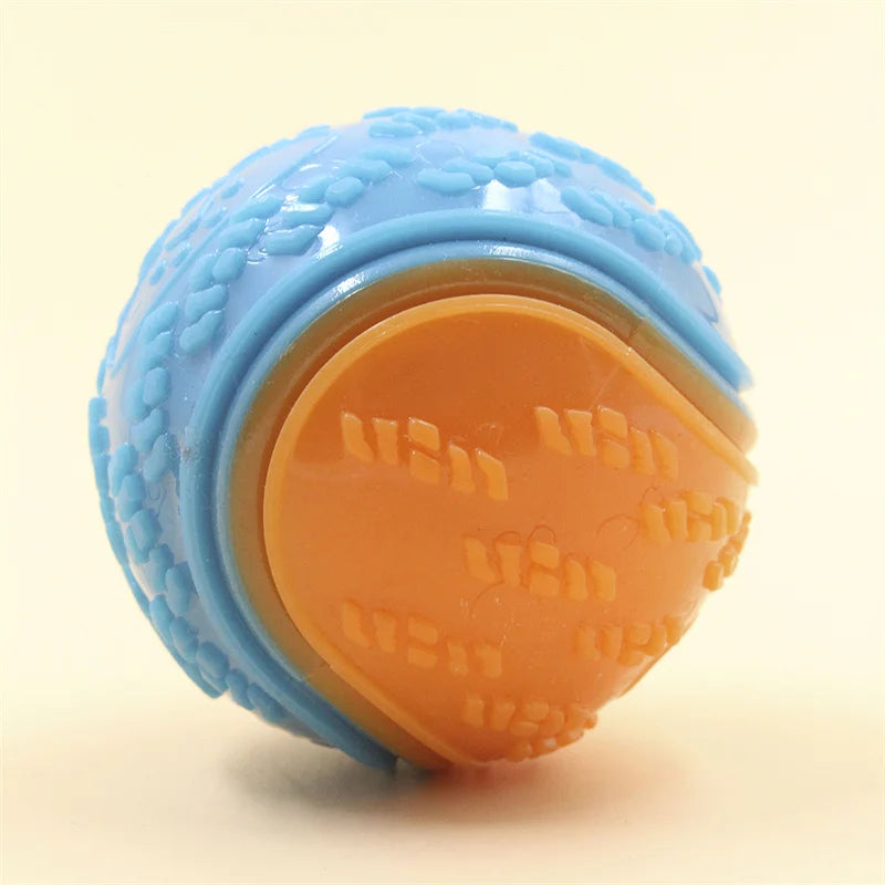 ZiloPets Interactive Squeaky Dog Ball – Durable Chew Toy for Teeth Cleaning & Play